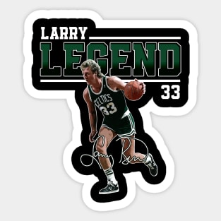 Larry Bird Legend Air Bird Basketball Signature Vintage Retro 80s 90s Bootleg Rap Style Sticker